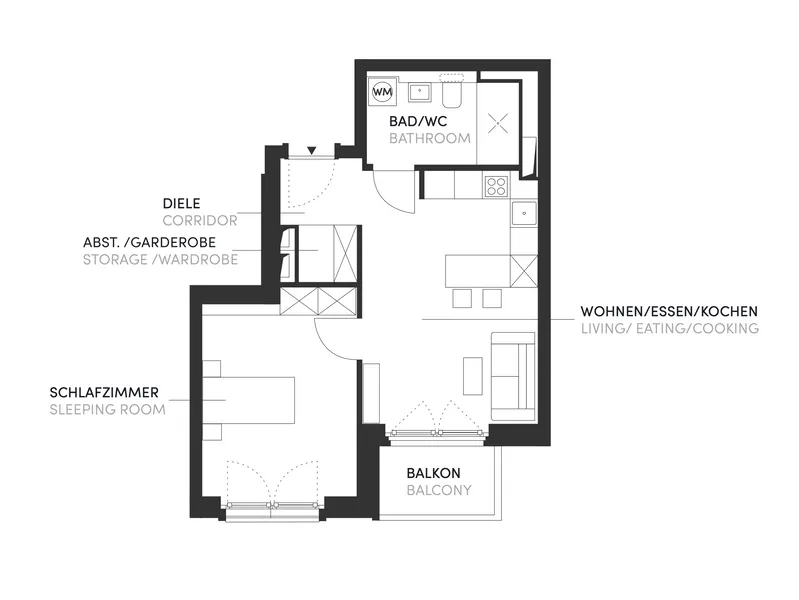 Erstbezug in Charlottenburg-Westend! Stilvolle, lichtdurchflutete 2-Zimmer-Wohnung in Premium-Lage — photo 1